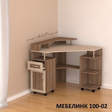 Компьютерный стол МЕБЕЛИНК 100-02 МДФ