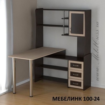 Компьютерный стол МЕБЕЛИНК 100-24 МДФ