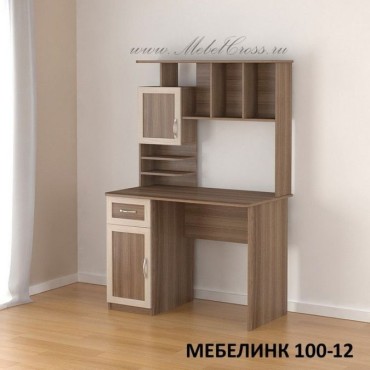 Компьютерный стол МЕБЕЛИНК 100-12 МДФ