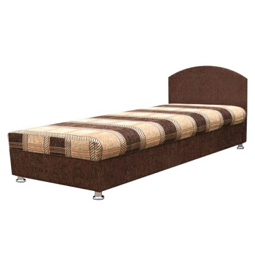 Кровать 2 с ящиком коричневый мегабосс